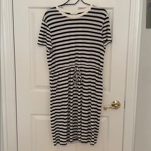Stripy T shirt dress